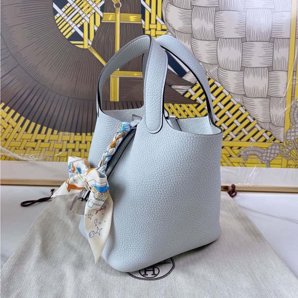 Hermes picotin18 Blue pale - Picture 2 of 5